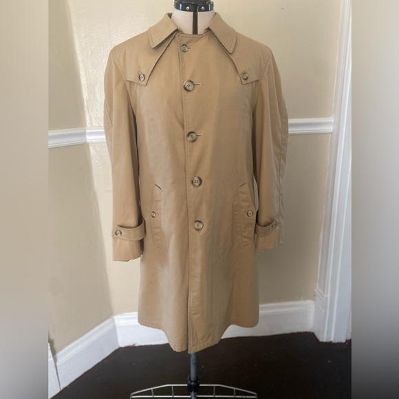 Christian Dior Monsieur Tan Trench Coat- Size Medium/40R
